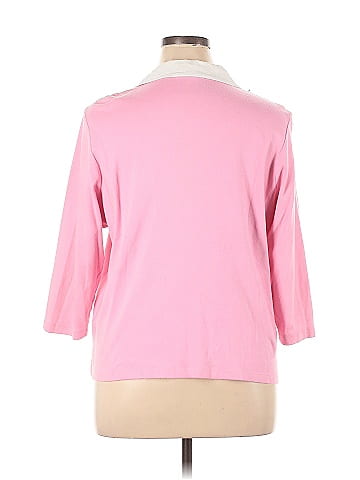 Lauren by Ralph Lauren 3/4 Sleeve T-Shirt (view 2)