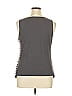 Ann Taylor LOFT Outlet Gray Sleeveless Blouse Size XL - photo 2