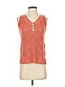 Pink Clover 100% Acrylic Orange Sleeveless Top Size XS - photo 1