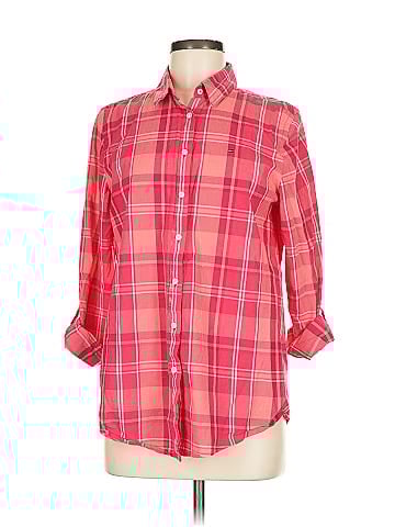 Tommy Hilfiger 3/4 Sleeve Button-Down Shirt (view 1)