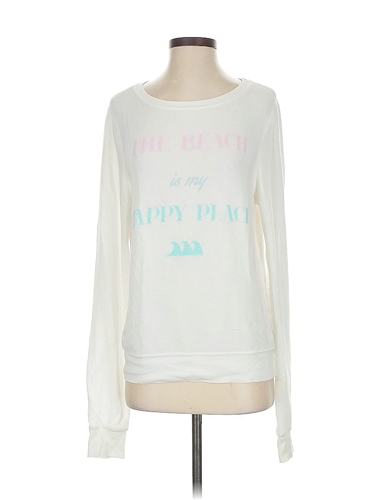 Pre-owned Wildfox Sweatshirt In White