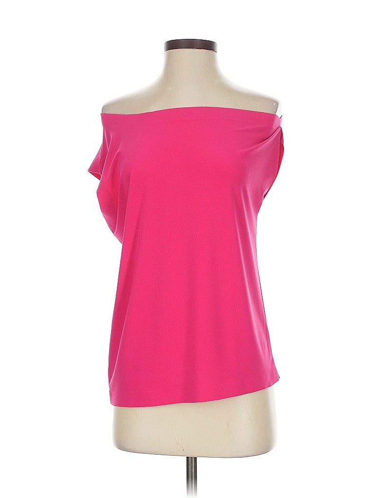 Norma Kamali Pink Short Sleeve Top Size S - photo 1