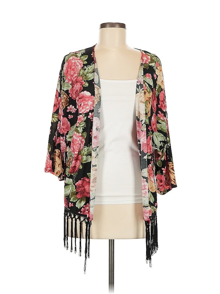 Pre-owned Haute Monde Kimono In Black