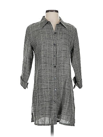 Chico's Design 3/4 Sleeve Button-Down Shirt (view 1)