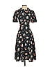 Alexia Admor 100% Polyester Floral Black Casual Dress Size 0 - photo 1