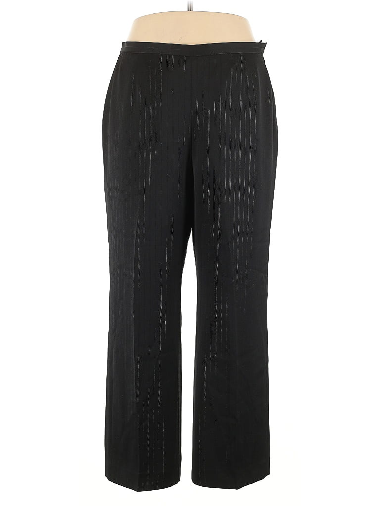 Pre-owned Le Suit Dress Pants In Black