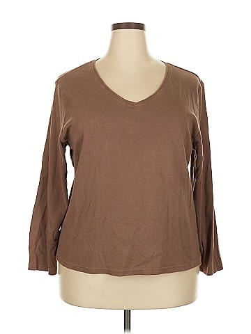 Karen Scott 3/4 Sleeve Top (view 1)