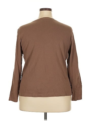 Karen Scott 3/4 Sleeve Top (view 2)