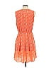 Cynthia Steffe 100% Silk Paisley Orange Casual Dress Size 4 - photo 2