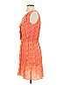 Cynthia Steffe 100% Silk Paisley Orange Casual Dress Size 4 - photo 4