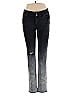 Soho JEANS NEW YORK & COMPANY Color Block Black Jeans Size 2 - photo 1