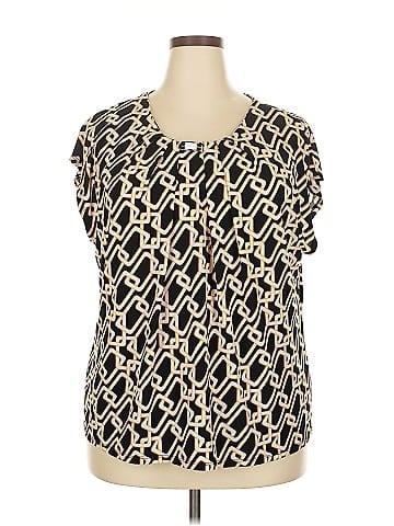 Adrienne Vittadini Short Sleeve Blouse (view 1)