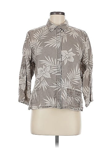 Chico's Design 3/4 Sleeve Button-Down Shirt (view 1)
