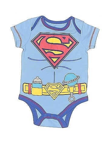 Superman Short Sleeve Onesie (view 1)