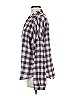 Xirena 100% Cotton Plaid Gray Long Sleeve Blouse Size M - photo 4