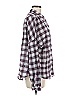 Xirena 100% Cotton Plaid Gray Long Sleeve Blouse Size M - photo 3