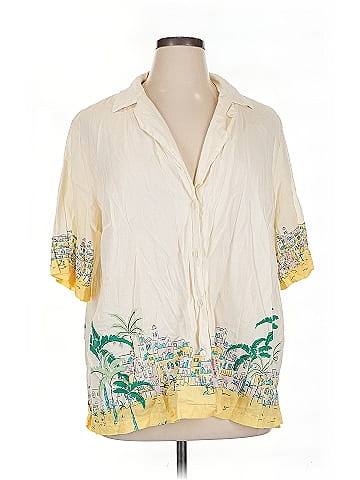 Future Collective Short Sleeve Blouse (view 1)