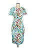 Black Halo Floral Teal Casual Dress Size 6 - photo 1