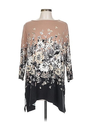 Isaac Mizrahi LIVE! 3/4 Sleeve T-Shirt (view 1)