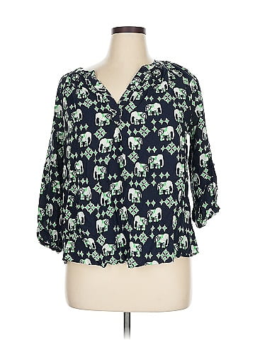 Crown & Ivy 3/4 Sleeve Blouse (view 1)