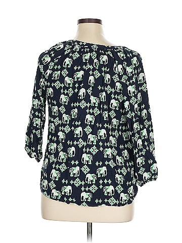 Crown & Ivy 3/4 Sleeve Blouse (view 2)