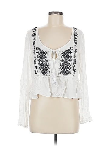 Missguided Long Sleeve Blouse (view 1)