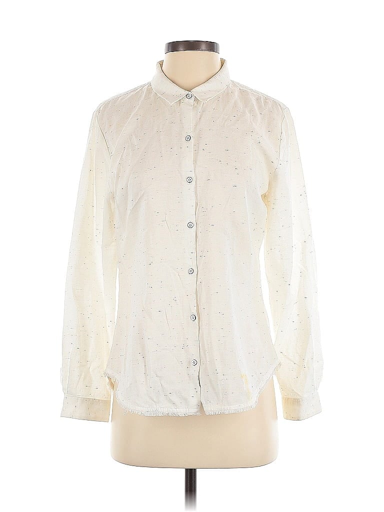 Click to view more detailed imagery on our partner's website Pre-owned The Blue Shirt Shop Long Sleeve Blouse In White