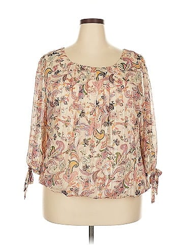 Roz & Ali 3/4 Sleeve Blouse (view 1)