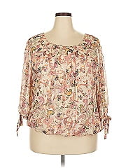 Roz & Ali 3/4 Sleeve Blouse