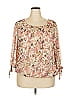 Roz & Ali Ivory 3/4 Sleeve Blouse Size 2X - photo 1