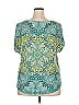 Westport Paisley Green Short Sleeve T-Shirt Size 2X - photo 2
