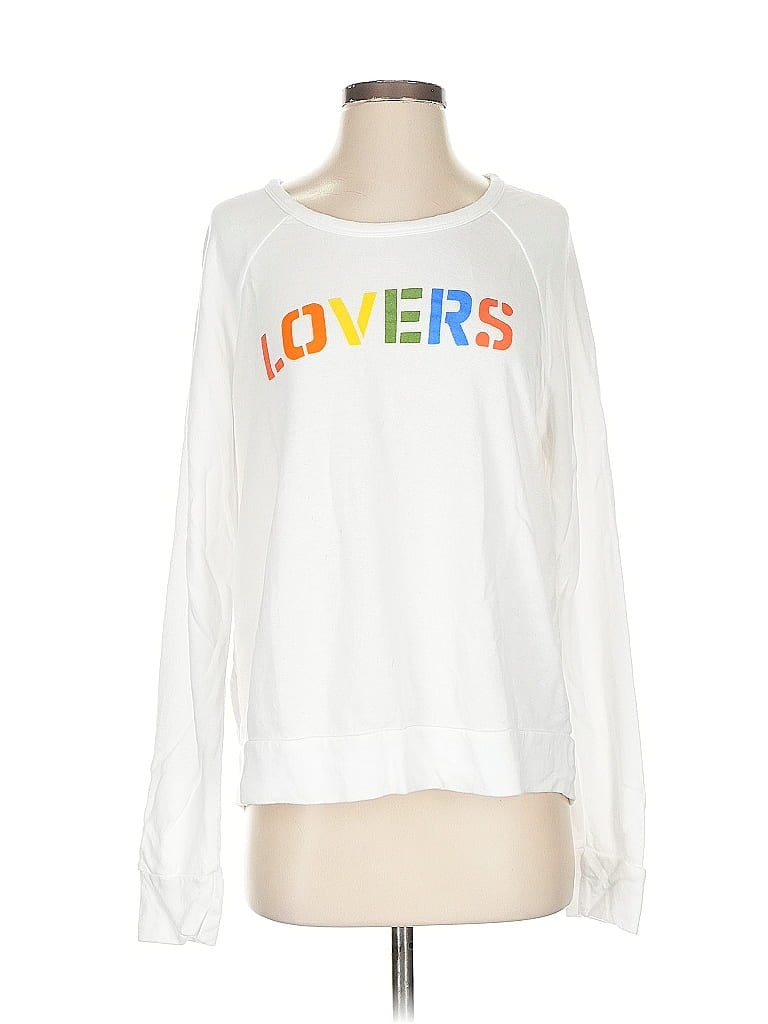 Pre-owned Sundry Sweatshirt In White