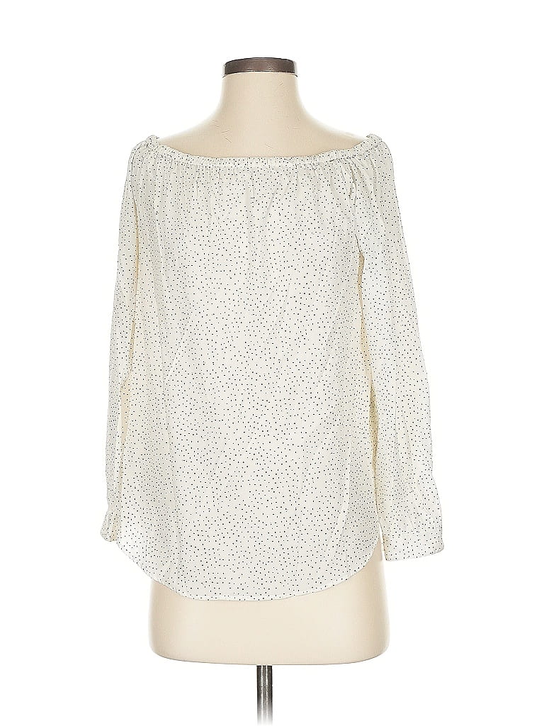 Pre-owned Rag & Bone 3/4 Sleeve Silk Top In White