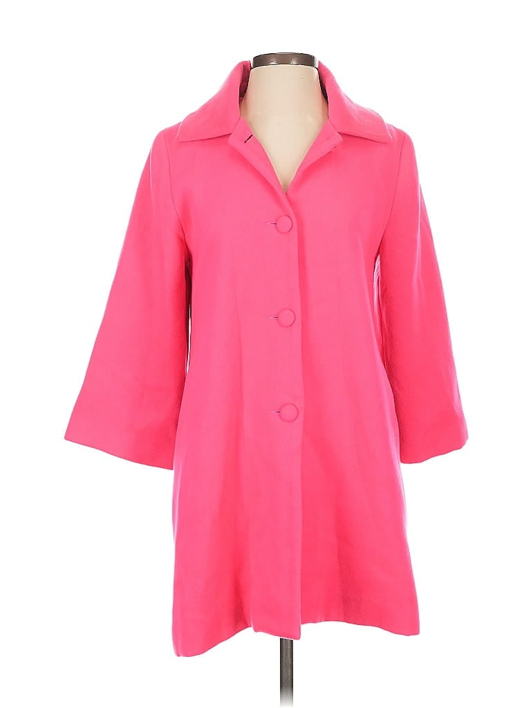 Pre-owned Julie Brown Coat In Pink