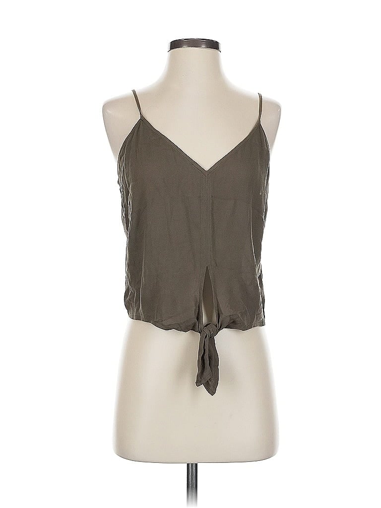 Pre-owned Leith Sleeveless Blouse In Gray