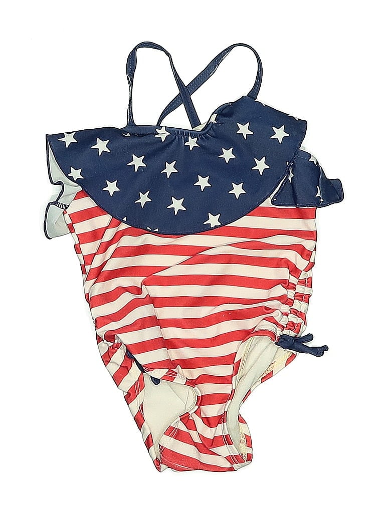 Pre-owned Old Navy Kids' One Piece Swimsuit In Red