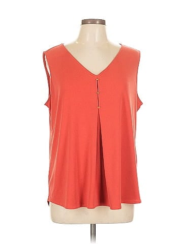 Roz & Ali Sleeveless Blouse (view 1)