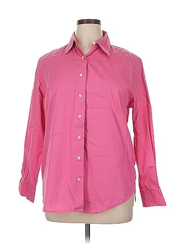 Lauren by Ralph Lauren 3/4 Sleeve Button-Down Shirt (view 1)