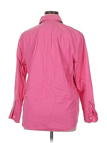 Lauren by Ralph Lauren 3/4 Sleeve Button-Down Shirt (view 2)