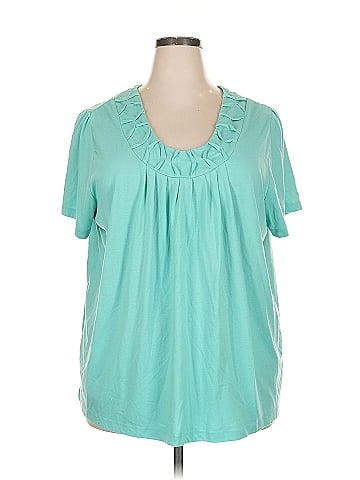 Liz & Me Short Sleeve Blouse (view 1)