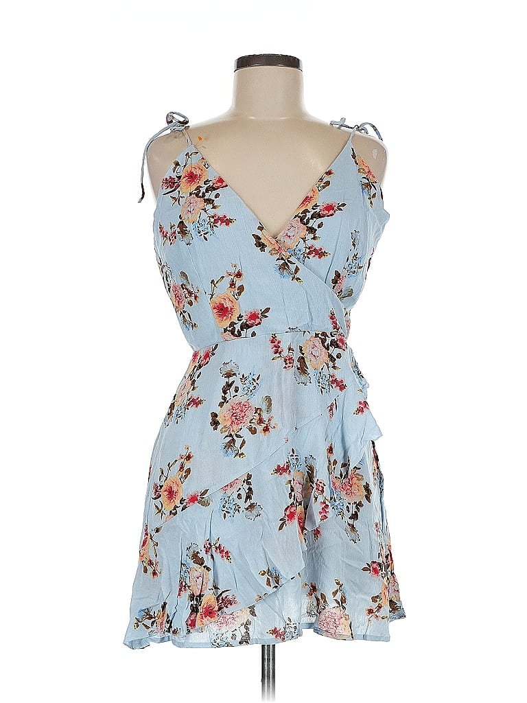 Pre-owned Superdown Casual Dress In Blue