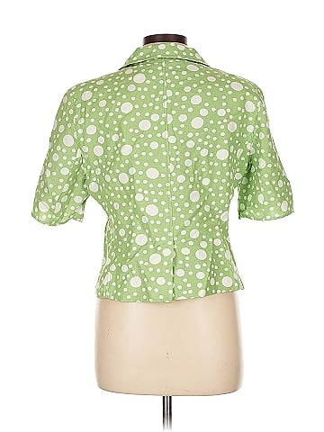 Larry Levine Short Sleeve Blouse (view 2)