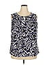Kasper Blue Sleeveless Blouse Size 2X - photo 1