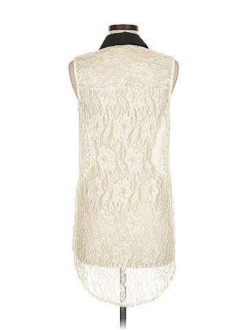 Nicole by Nicole Miller Sleeveless Button-Down Shirt (view 2)