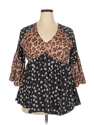 Suzanne Betro 3/4 Sleeve Blouse (view 1)