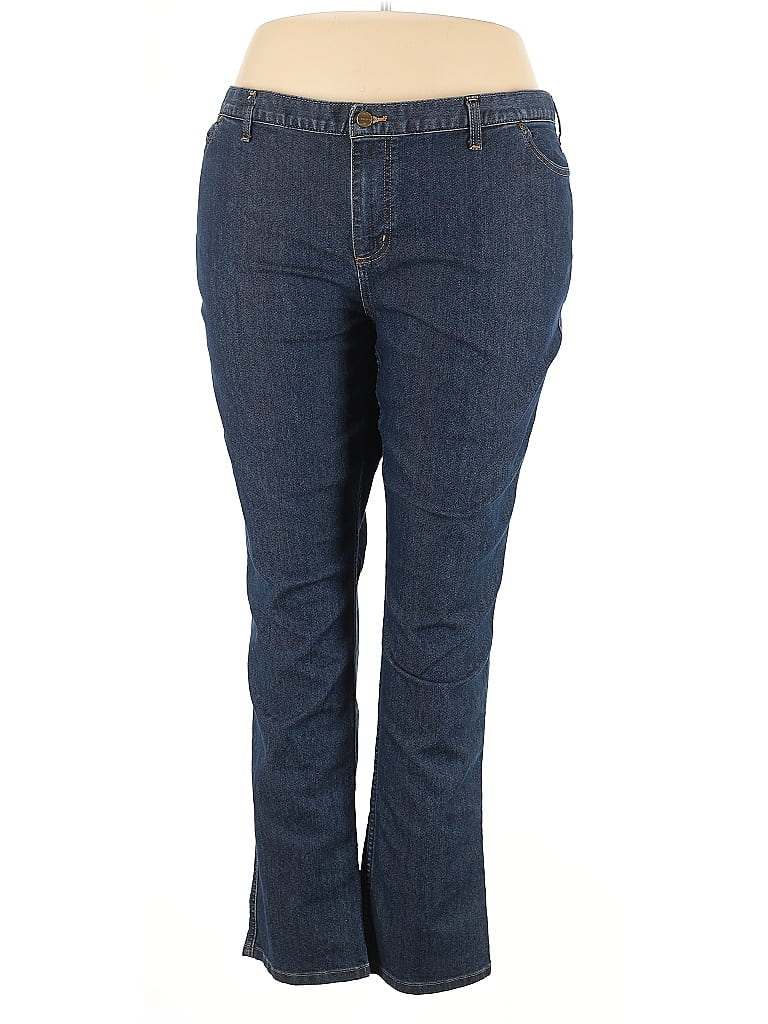 Carhartt Solid Blue Jeans Size 3X (estimated) - photo 1
