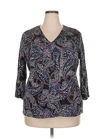 Anne Klein 3/4 Sleeve Blouse (view 1)