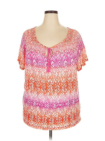 Lauren by Ralph Lauren Short Sleeve Blouse (view 1)