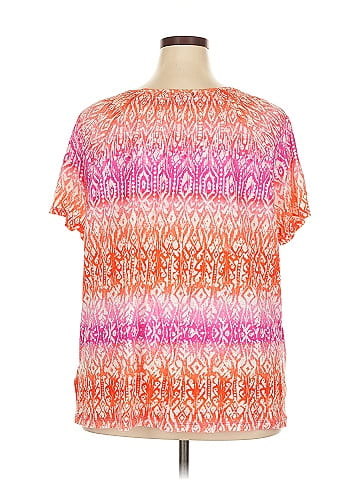 Lauren by Ralph Lauren Short Sleeve Blouse (view 2)