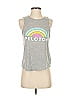 Spiritual Gangster Gray Sleeveless T-Shirt Size S - photo 1